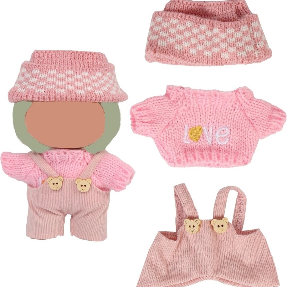 3Pcs Outfits for 6.7 Inch Dolls